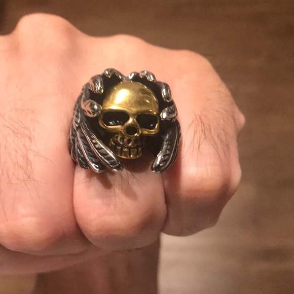 Custom Skull ring - Picture 1 of 2